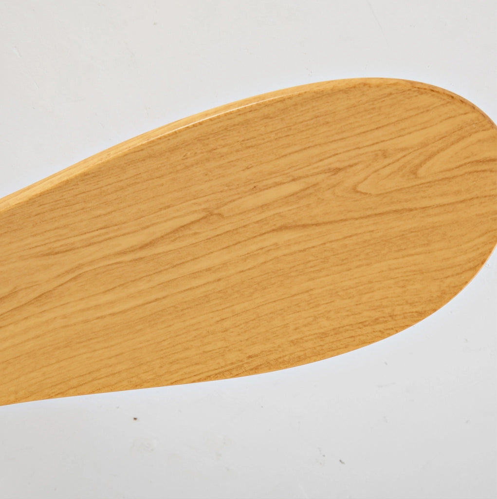 Ventilatore da soffitto 42'' senza luce con telecomando, 6 velocit¨¤ e pale in ABS bianco/naturale