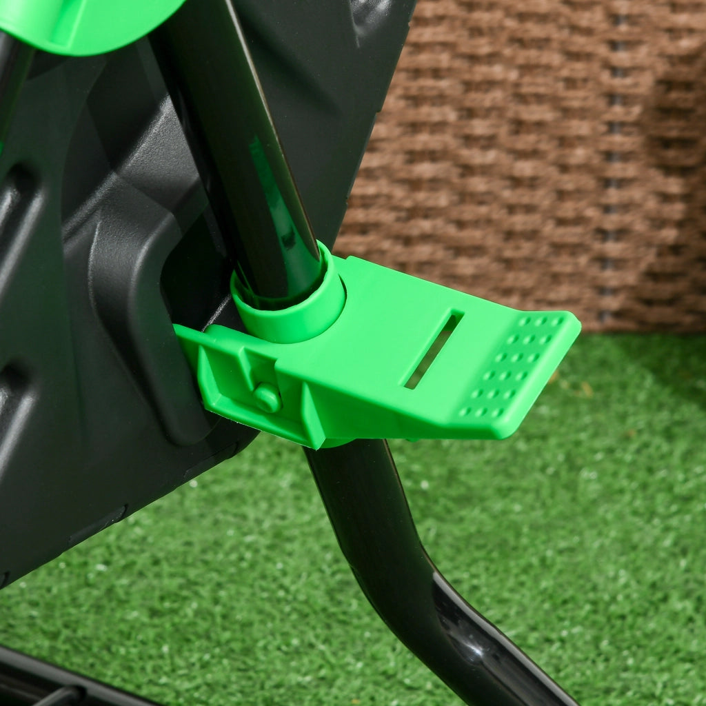 Compostiera 65 Litri Rotante ¨C Minimal ¨C Verde e Nero