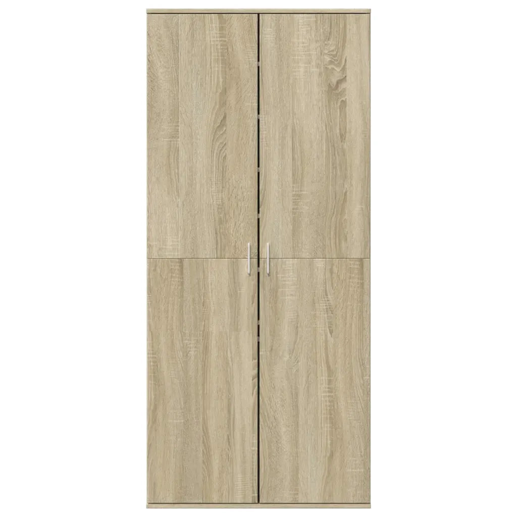 Scarpiera Rovere Sonoma 80x39x178 cm in Legno Multistrato 3276674