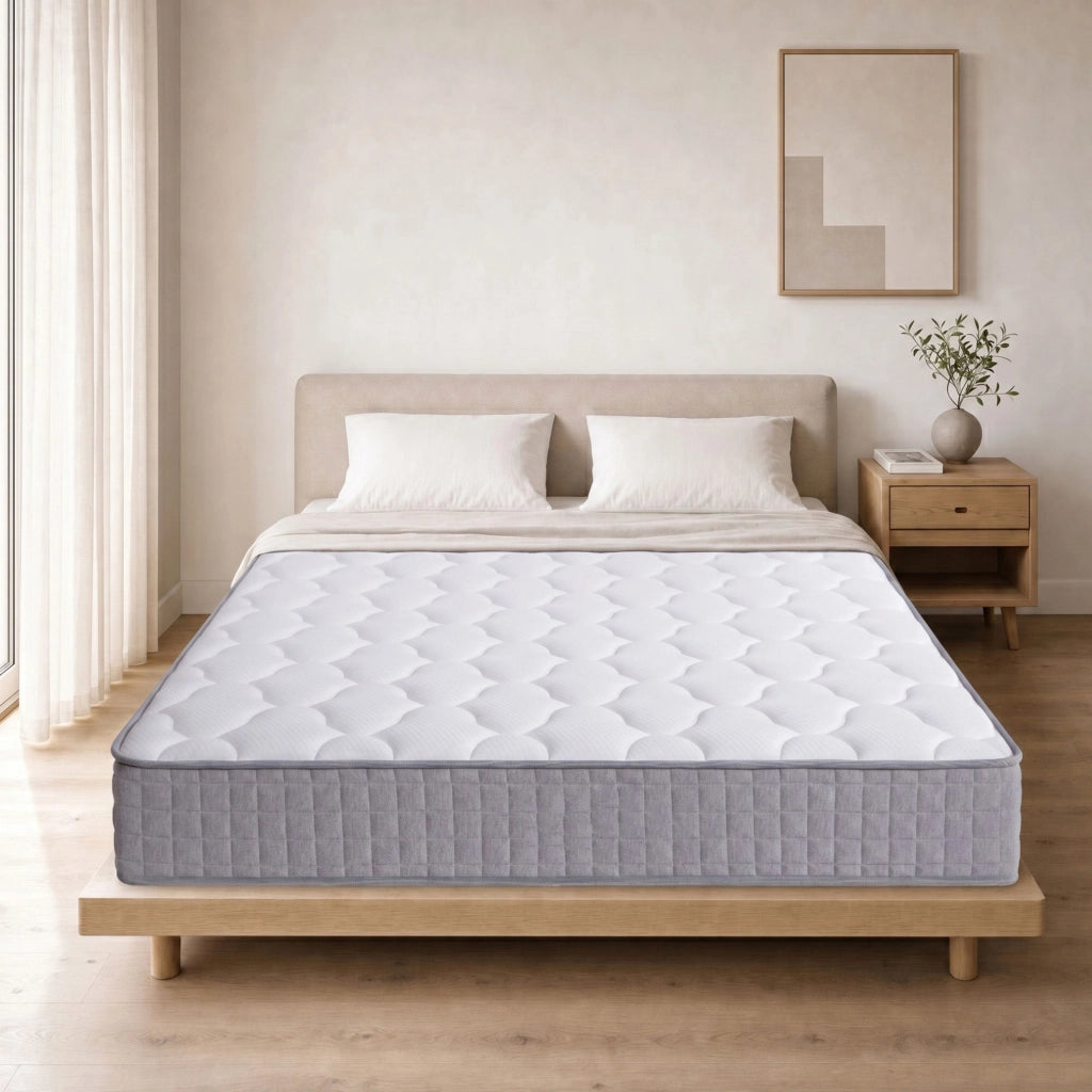 Materasso a molle insacchettate 160x200 cm; H3; 7 zone; 25 cm; bianco