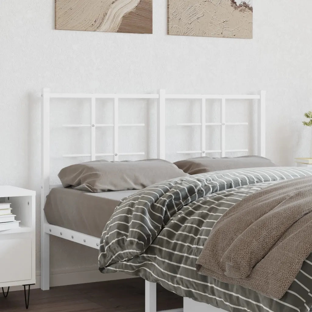 Testiera di Ricambio in Metallo Bianco 120 cm 355641