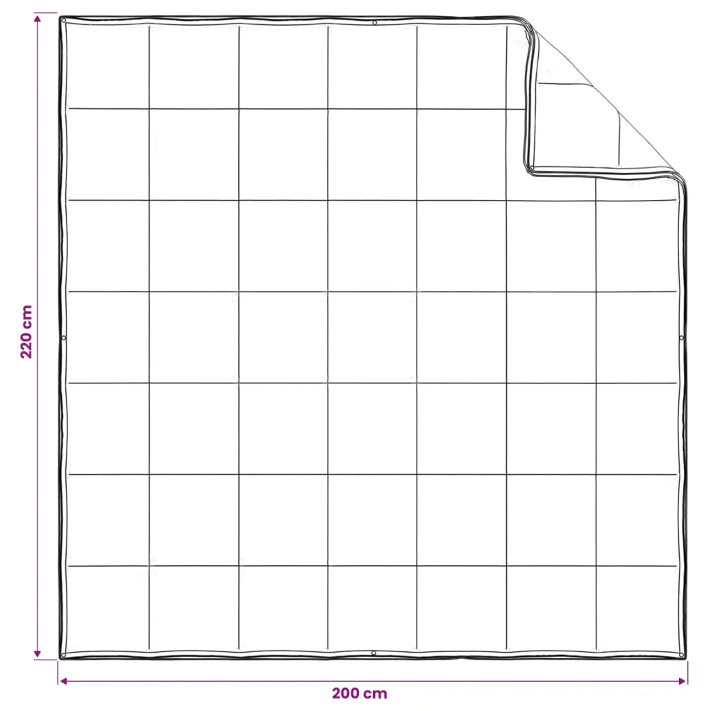 Piumone 200 x 220 cm 100% Cotone Bianco 42041968