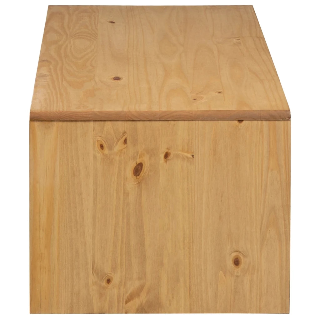 Tavolino salotto | Tavolino da caff¨¨ | Tavolino da Soggiorno SAUDA Rovere 99x55x45 cm Legno Massello Pino