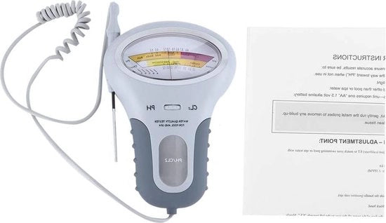 Misuratore di Qualità dell'Acqua - Metro di pH per Piscine e Bagni Termali - Kit di Test di Reagente Liquido per Acqua con Misurazione