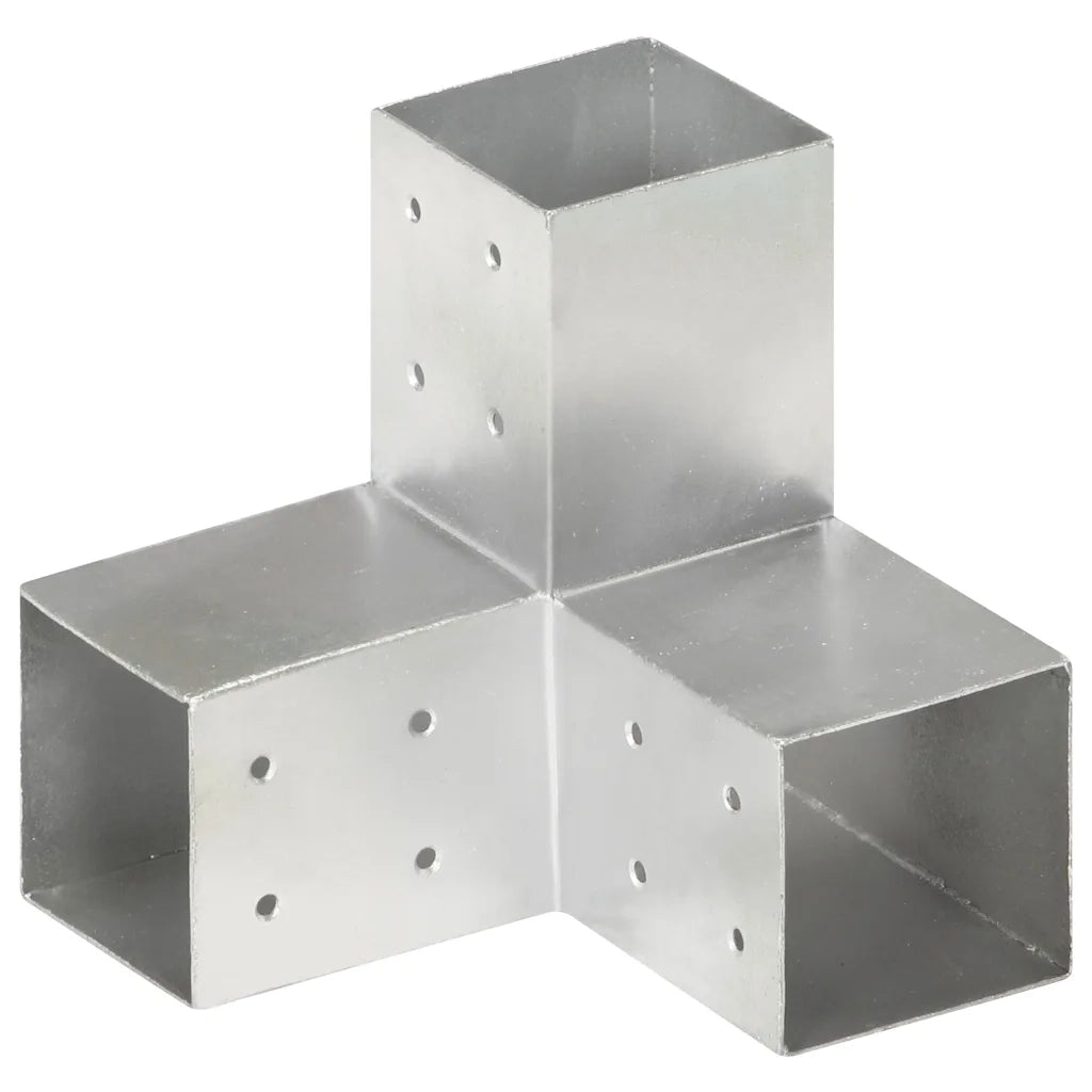 Connettore per Pali a Forma di Y in Metallo Zincato 81x81 mm 145465