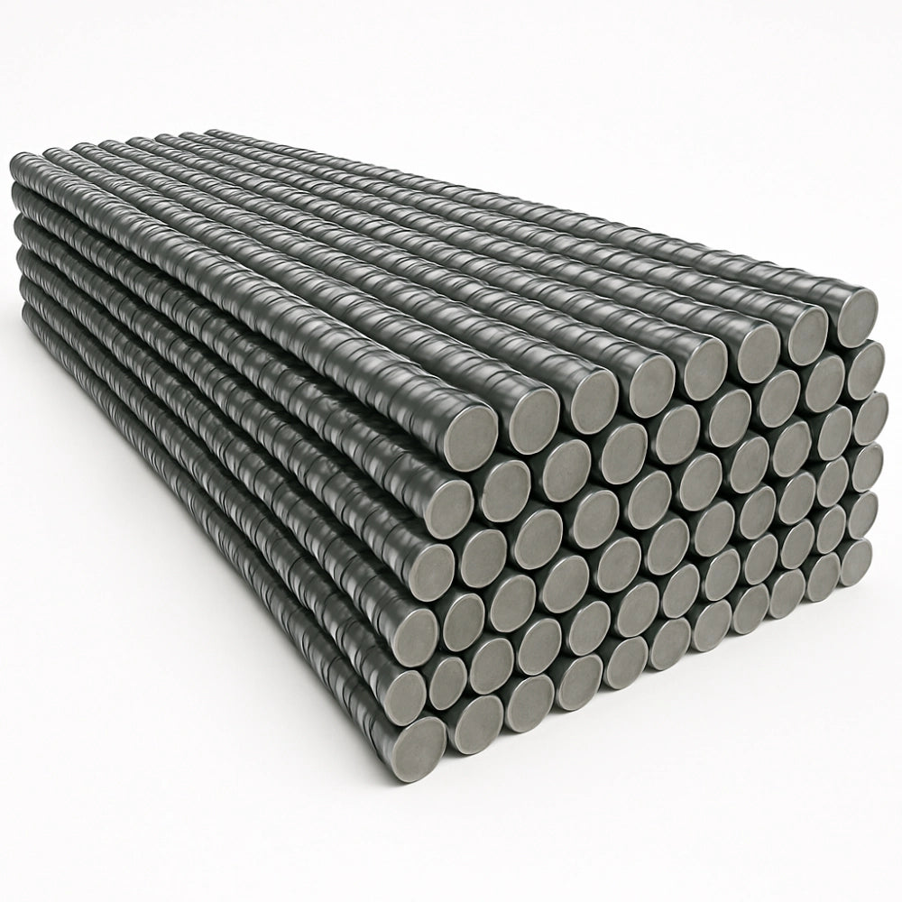 Tondino ferro zigrinato 1,2 m barra armatura cemento edilizia pezzi 100 *** misura Ø 14 mm, confezione 1