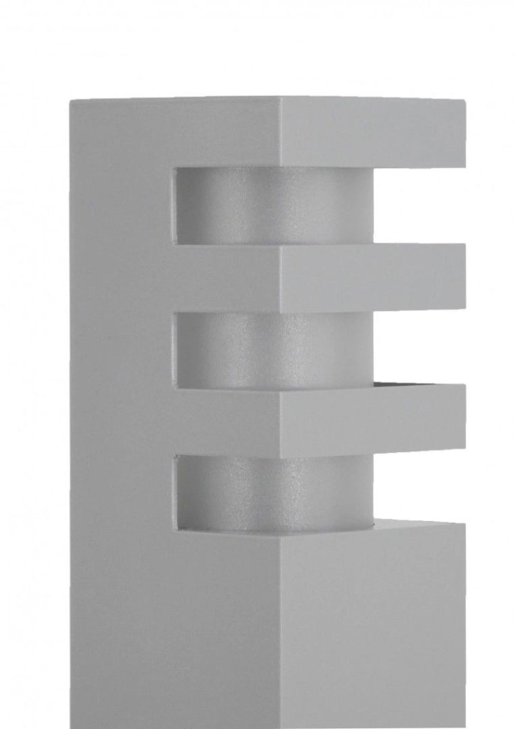 Applique esterna SU-MA RADO alluminio argento E27 IP54