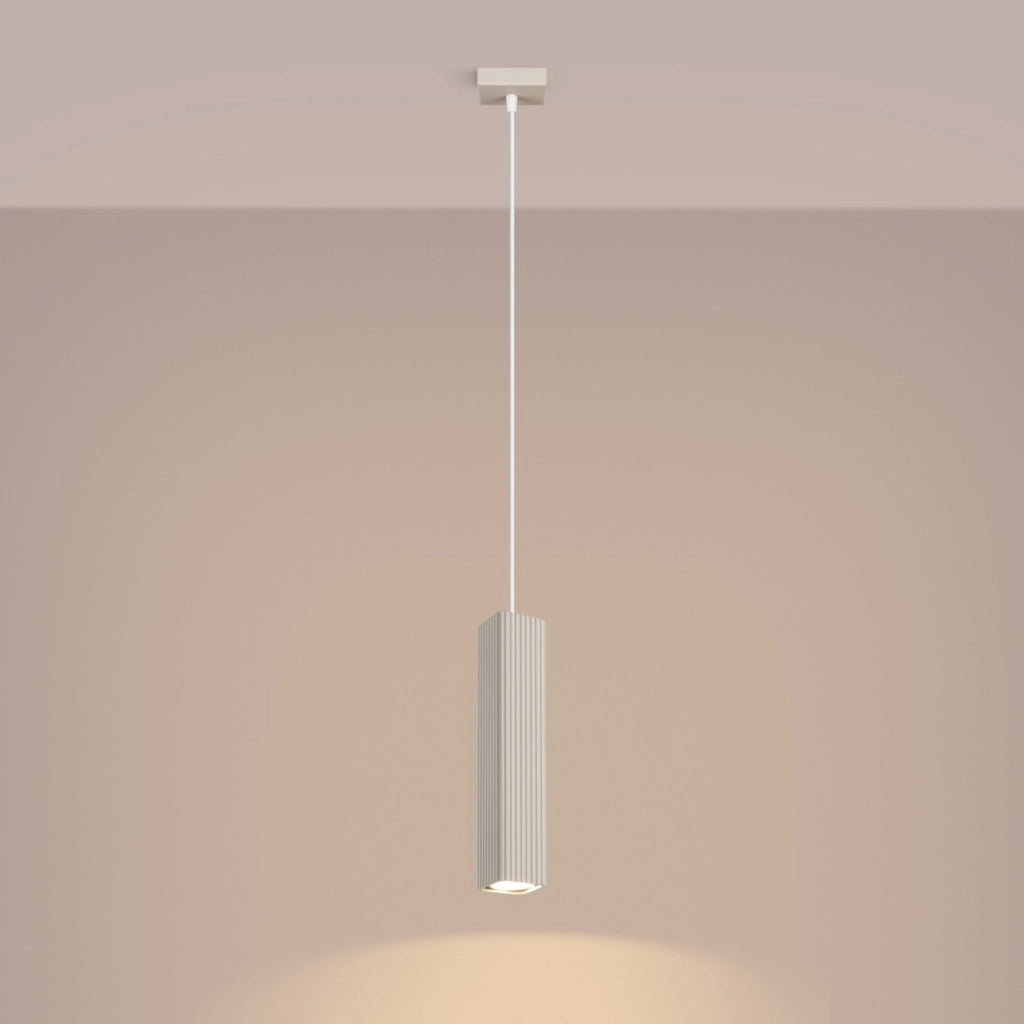 Lampada a sospensione RAYO 1 beige