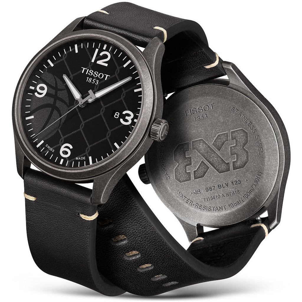 TISSOT Mod. GENT XL 3X3 STREET BASKETBALL Special Pack + Extra Strap