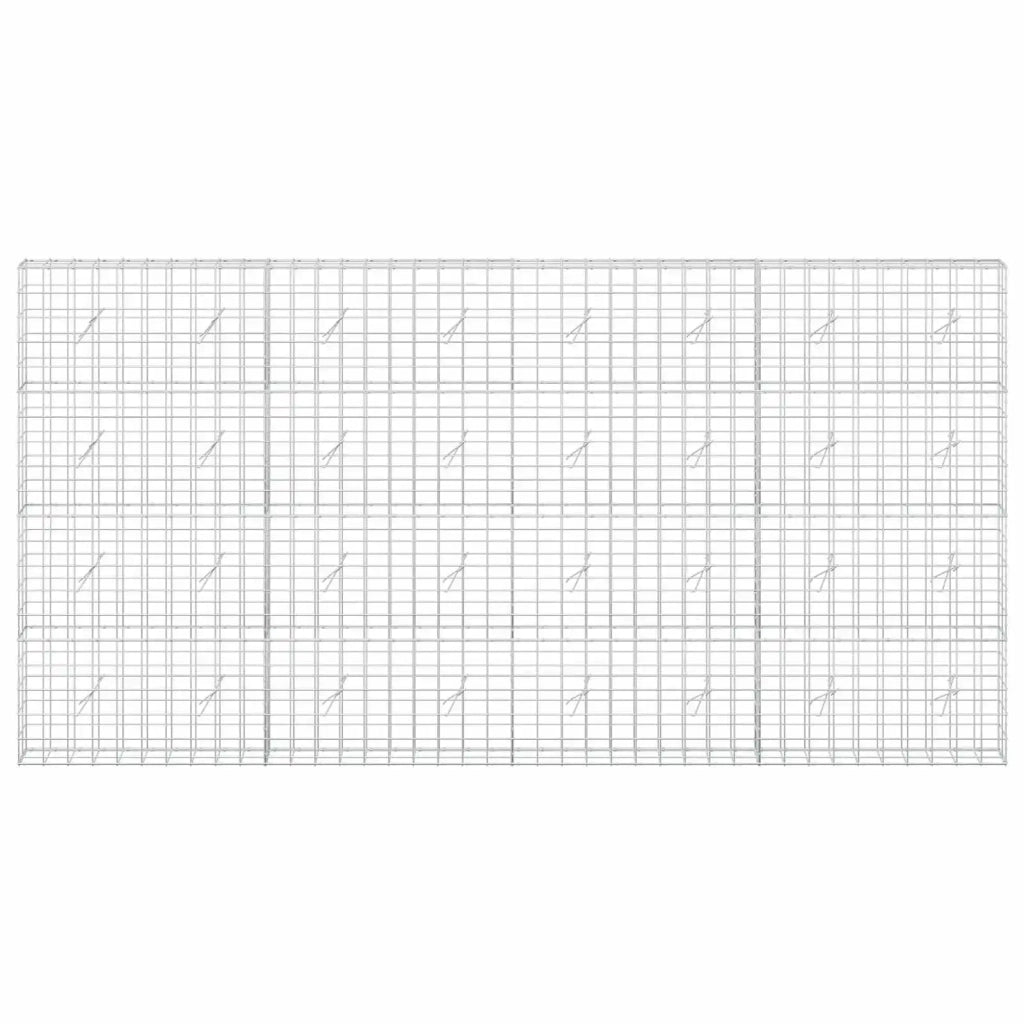 Gabione con Filo da 3,5 mm e Rete da 10x10 cm 400x20x200 cm 3463154