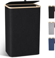 Wascio grande con coperchio, 100L vasca da lavanderia con sacchetto di lavaggio rimovibile 

Specifiche tecniche:
- Capacità: 100L
- Tipo di vasca: smaltata
- Materiale: plastica
- Dimensioni: 
- Modello: senza modello specificato