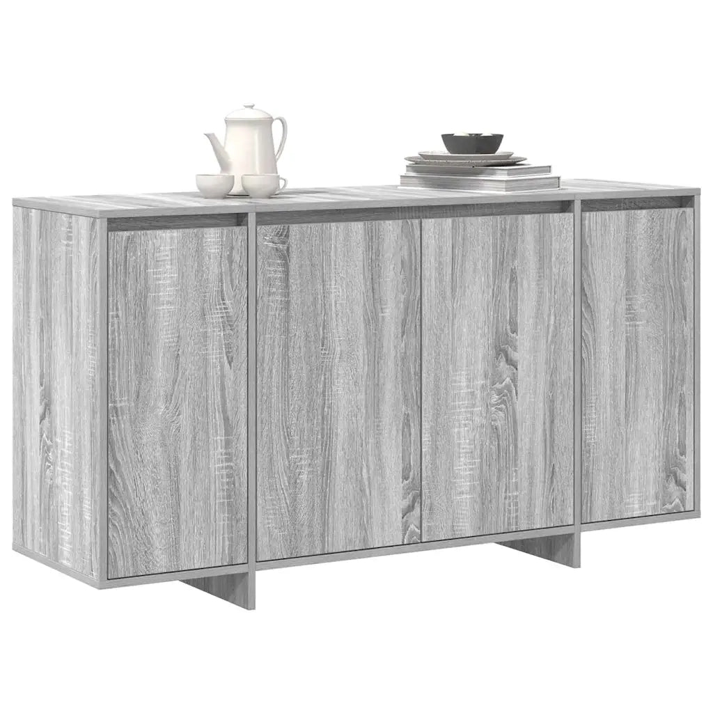 Credenza Grigio Sonoma 135 x 41 x 75 cm Legno multistrato 3333891
