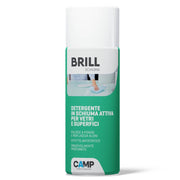 Brill schiuma 400 ml detergente brillantante in schiuma per vetri e superfici