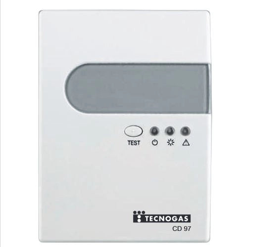 RILEVATORE A PARETE CD97 PER MONOSSIDO DI CARBONIO CO+GPL 00000554061 tecnogas