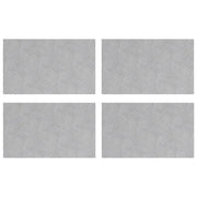 Gradini per Scale 4 pz | Tappetini per scale autoadesivi Argento 50 x 30 cm Alluminio