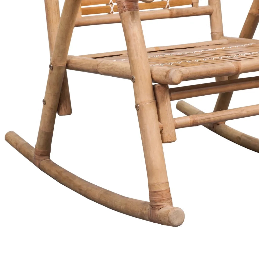 Sedia a dondolo in bamboo 41894