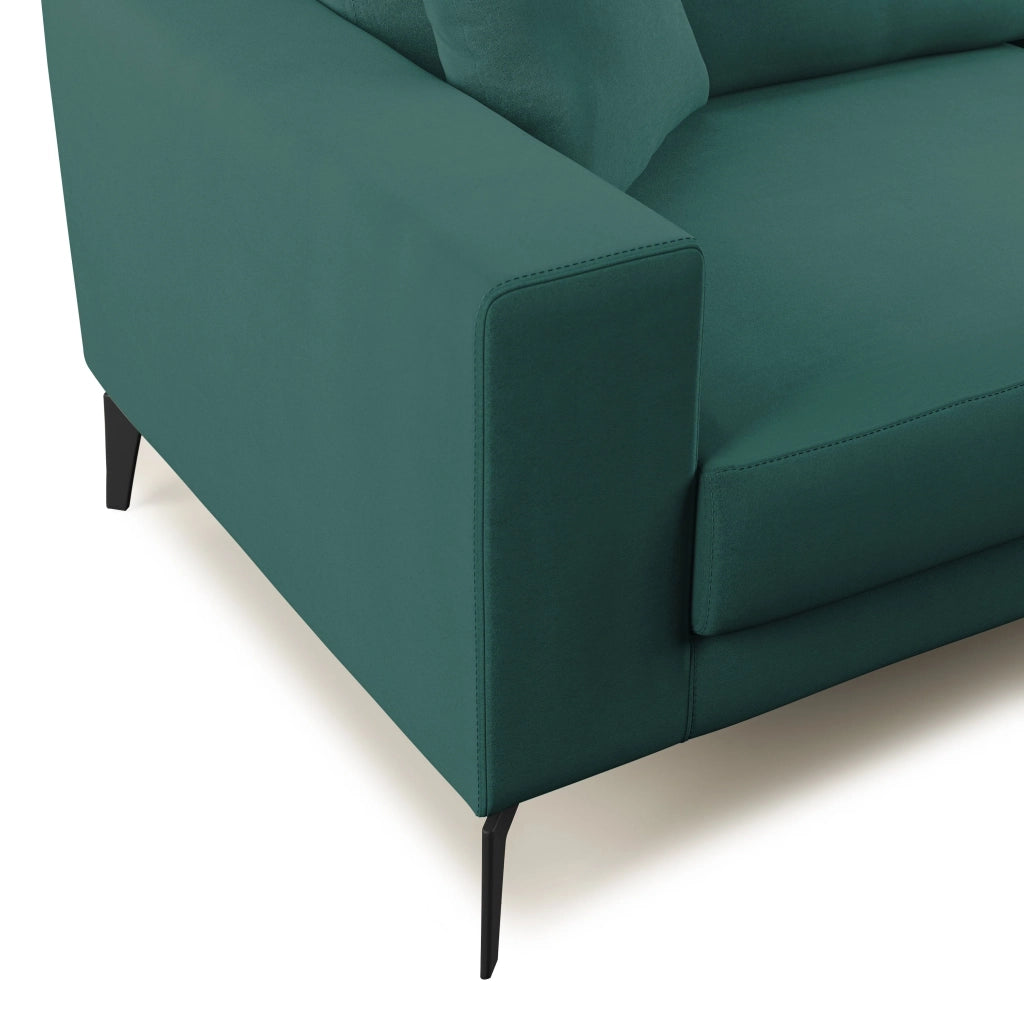 Prestige Divano design moderno T11 166 cm petrolio