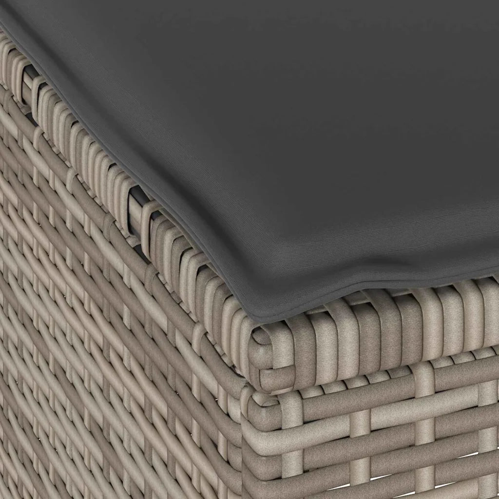 Set da Pranzo per Giardino | Set Salotto da Giardino Grigio polyrattan