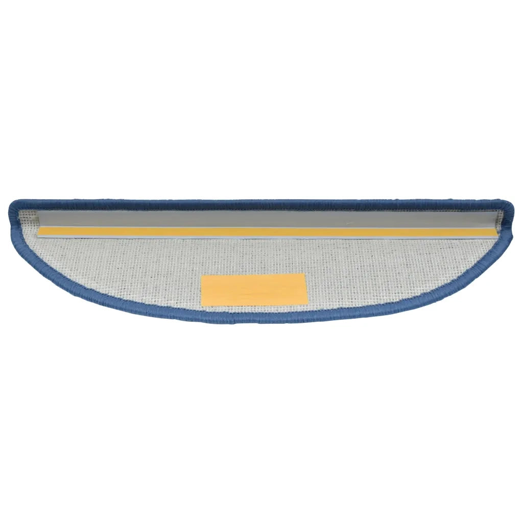 Tappetini per scale 10 pz | Gradini per Scale 56x17x3 cm blu semicircolari