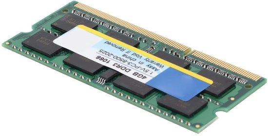 Modulo di memoria per laptop 4GB DDR3 - 1066MHz - PC3-8500 - 204-PIN - 1,5V - compatibile con notebook - RAM