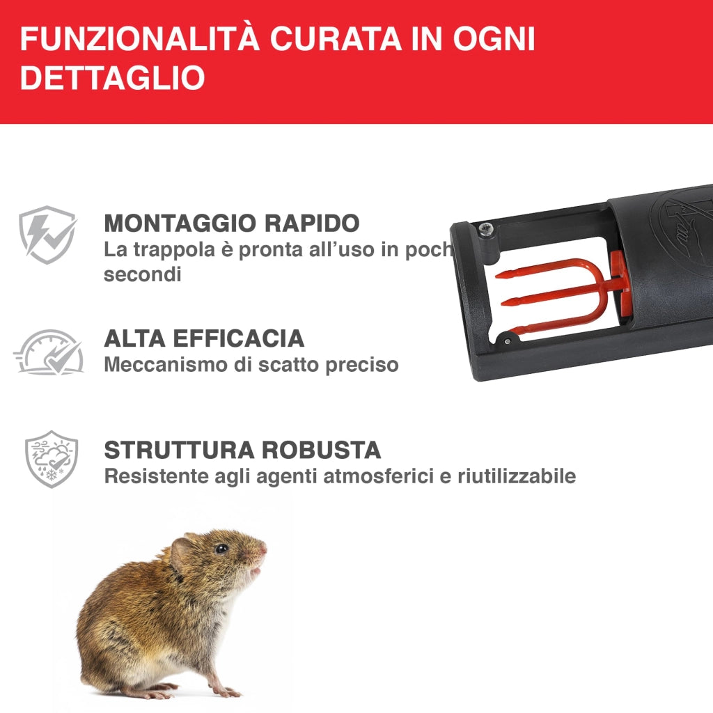 Trappola per Talpe a Scatto Supercat