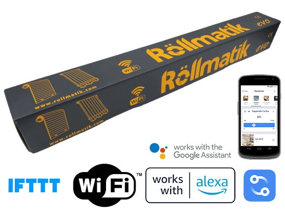 Motore per tapparelle Wi-Fi integrato (controllo da smartphone). Portata 20Nm - 40Kg