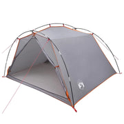 Tenda a tunnel Grigio e arancione 4 persone