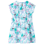 Abito da Bambina Ecru e Menta Scuro 116 CFW9456214