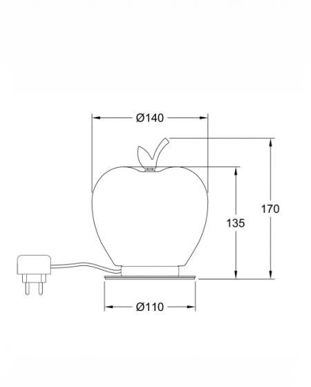 Lampada da Tavolo Wendy 8W LED Integrato 3000K Verde e Ottone Satinato, Regolazione Luce al Tocco, Vetro Soffiato - Design Elegante