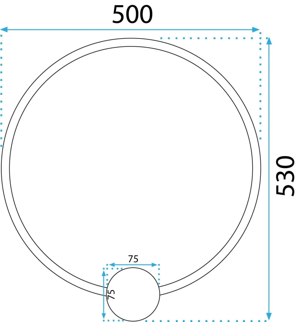 Lampada Da Parete Led App1390-cw Gold 50cm
