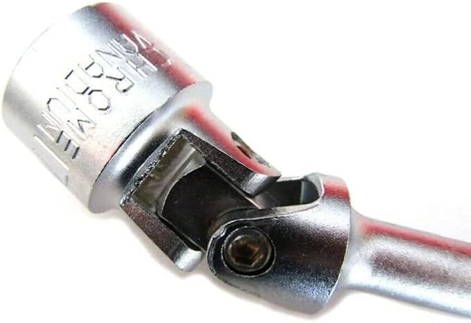 Set 7 Chiavi a T Snodate Doppio Snodo Lunghe 8-19 mm con Supporto