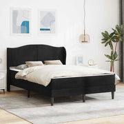 Struttura del letto con testiera Nero 140 x 200 cm Velluto 3415212
