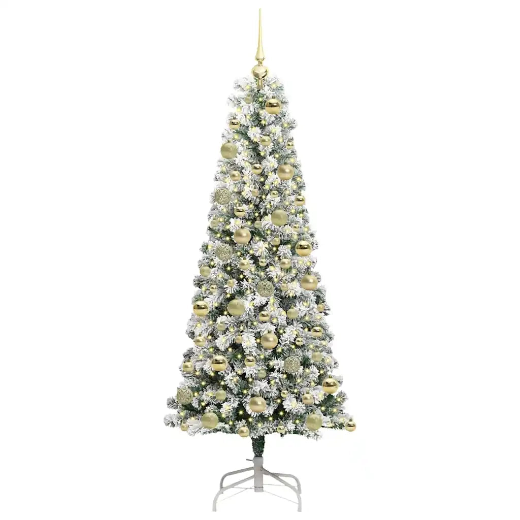 Albero di Natale Artificiale con Rami Pieghevoli 180 cm 3395599
