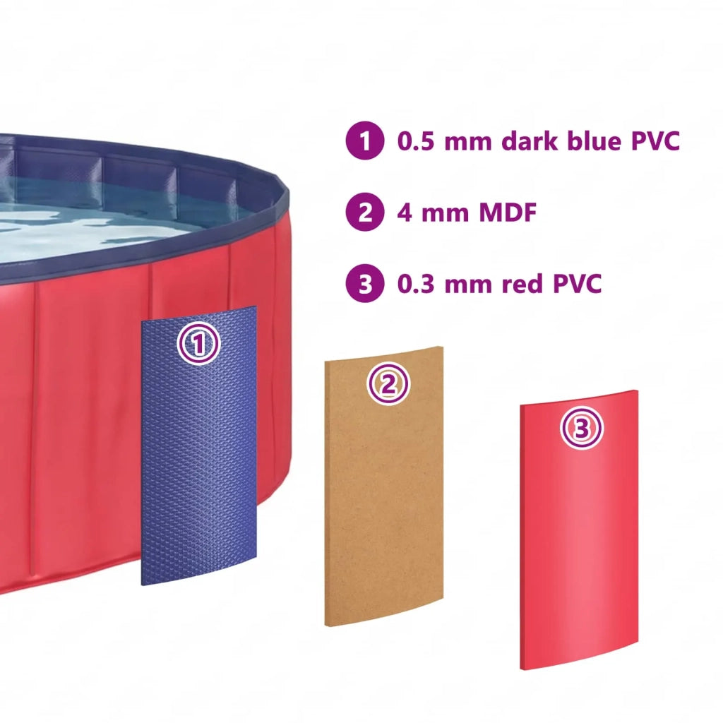 Piscina per bambini Rosso Ø300 x 38 cm 3416319
