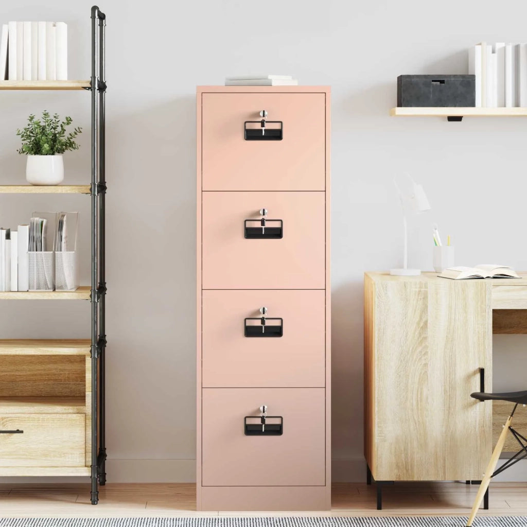 Armadio per File con cassetto 2 pz Rosa 44 x 50 x 139 cm CFW5718398