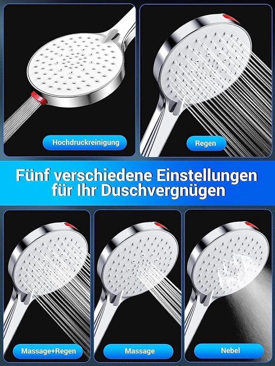 Douchekop a risparmio di acqua con materiale premium