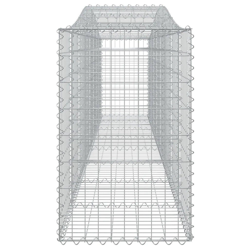 Cesti Gabbioni ad Arco 5 pz 400x50x80/100 cm Ferro Zincato 3145946