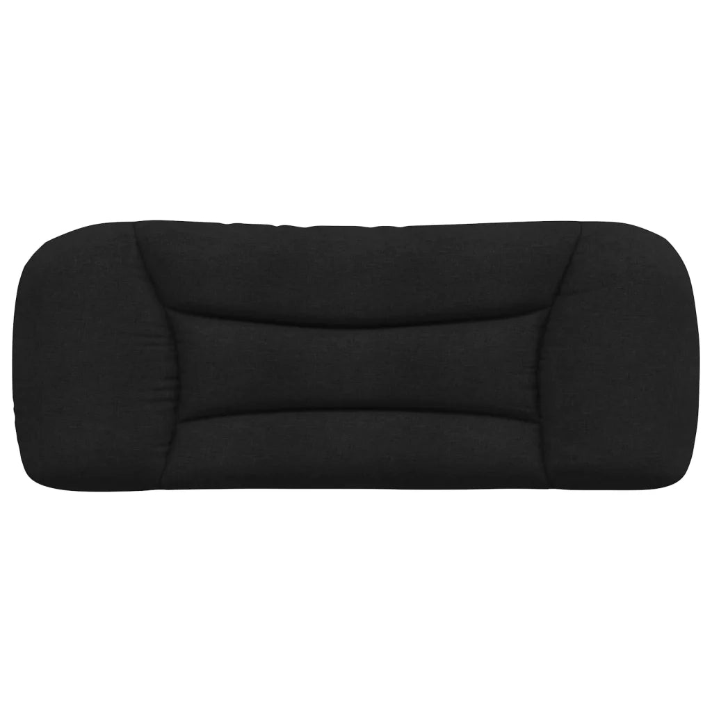 Cuscino Testiera Hvar Nero 100 cm in Tessuto 374551