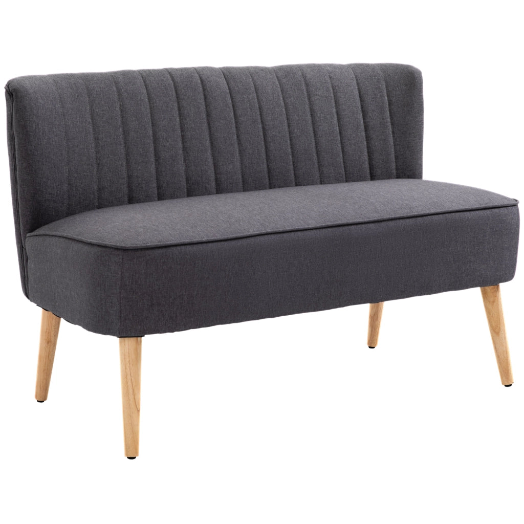 Divano 2 posti ¨C Minimal ¨C grigio scuro 117x56.5x77 cm