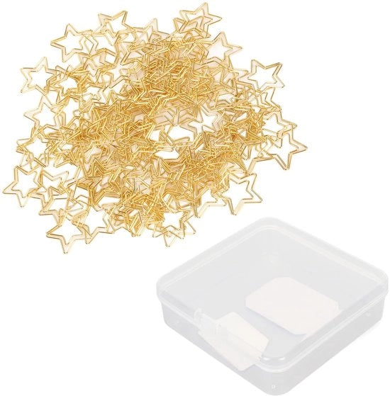 Paperclips a forma stellare - 100 pezzi - Creativi e Attraenti