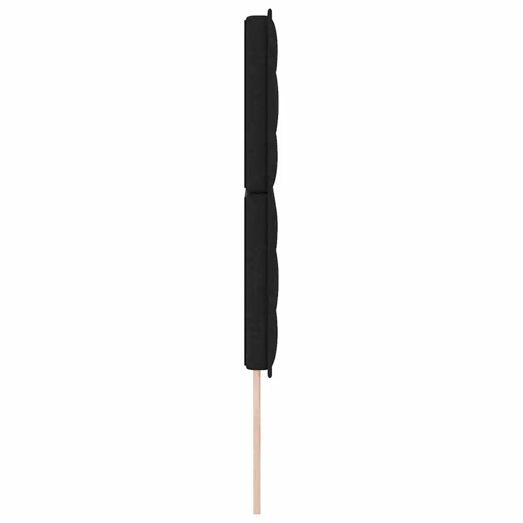 Testiera | Testata Nero 144 cm Tessuto