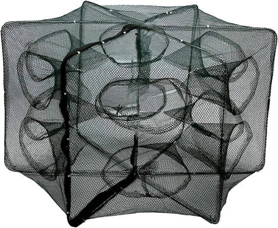 Retrattile Visnet per Pesci 6/12 Fori per Gamberi, Minnow, Crostacei - Visnet per Cacciatora Tino di Immersione