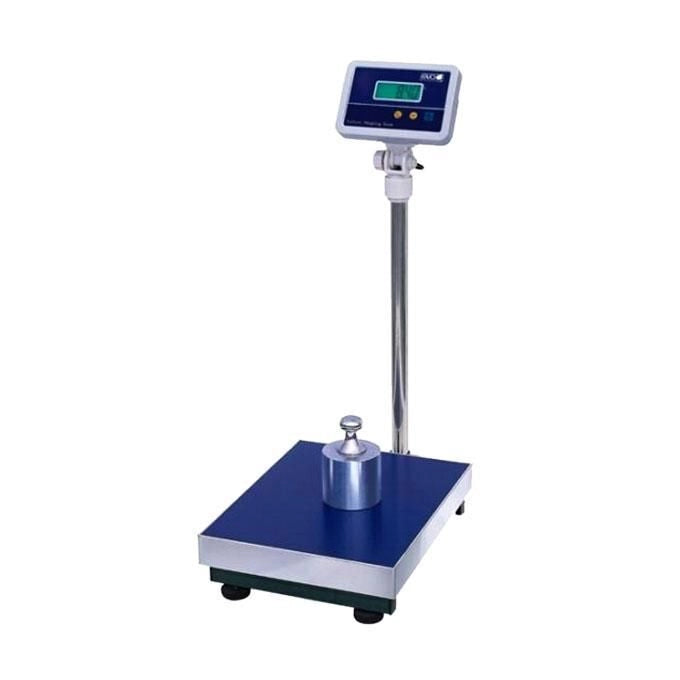 EVA 033292 Bilancia Pesapacchi Digitale Portata 50 Kg Piatto Inox 30x40 cm Display LCD Retroilluminato colore Acciaio