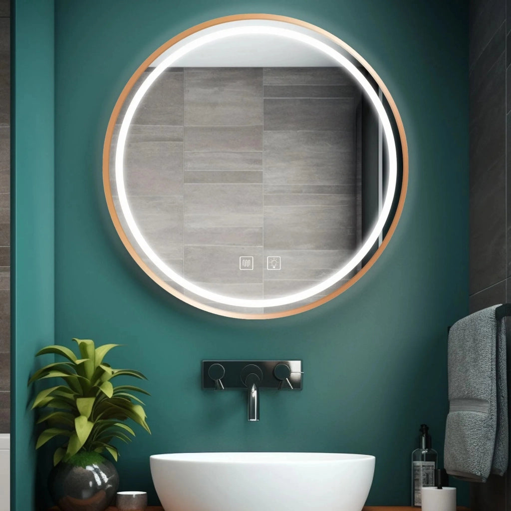 Specchio Led 90cm Mmj Brush Copper