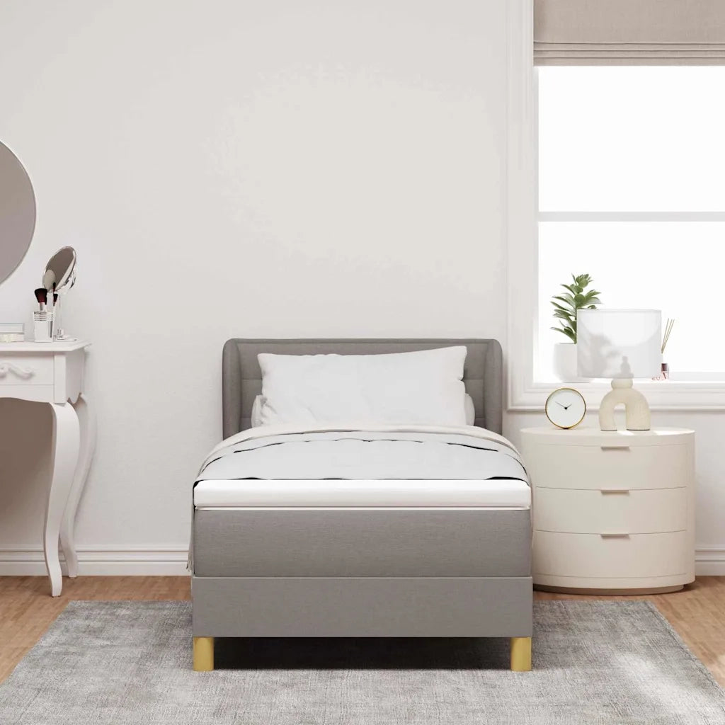 Letto a molle con materasso Talpa 100 x 200 cm Tessuto 3340140