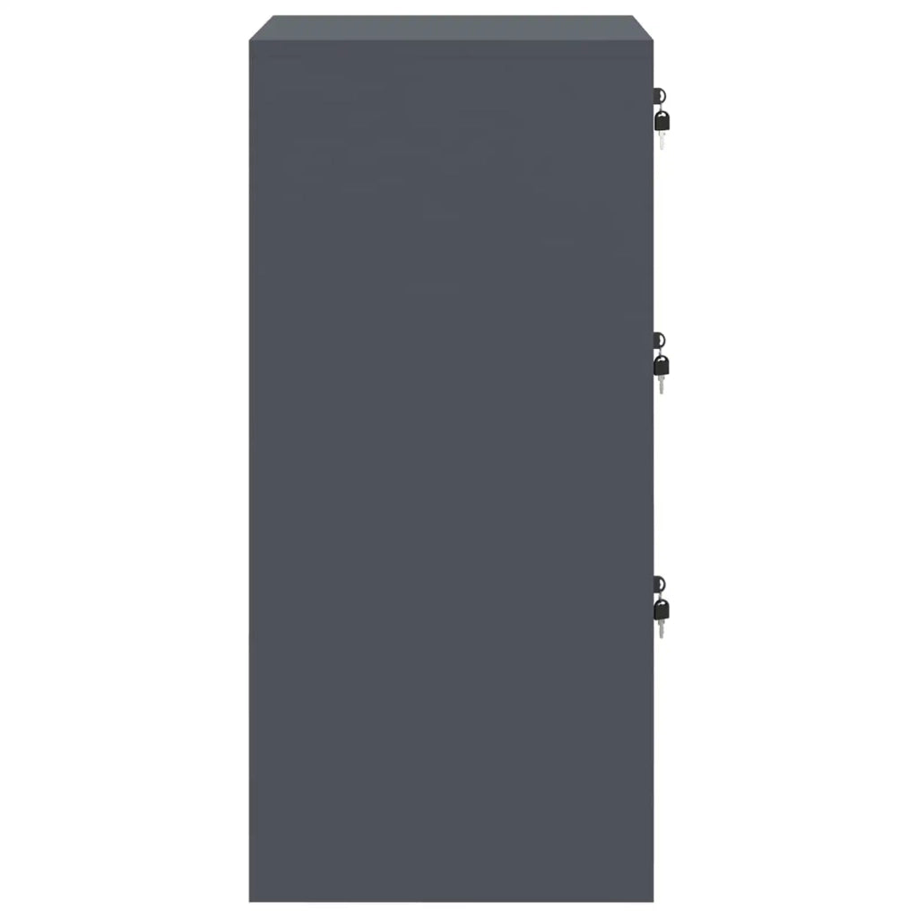 Armadio per File con cassetto Antracite 44 x 50 x 106.5 cm CFW1256264