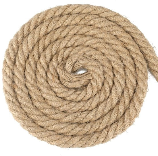 Tela di juta - 16 mm - Corda robusta e versatile - Color luce miele - Ideale per decorazione e imballaggio -