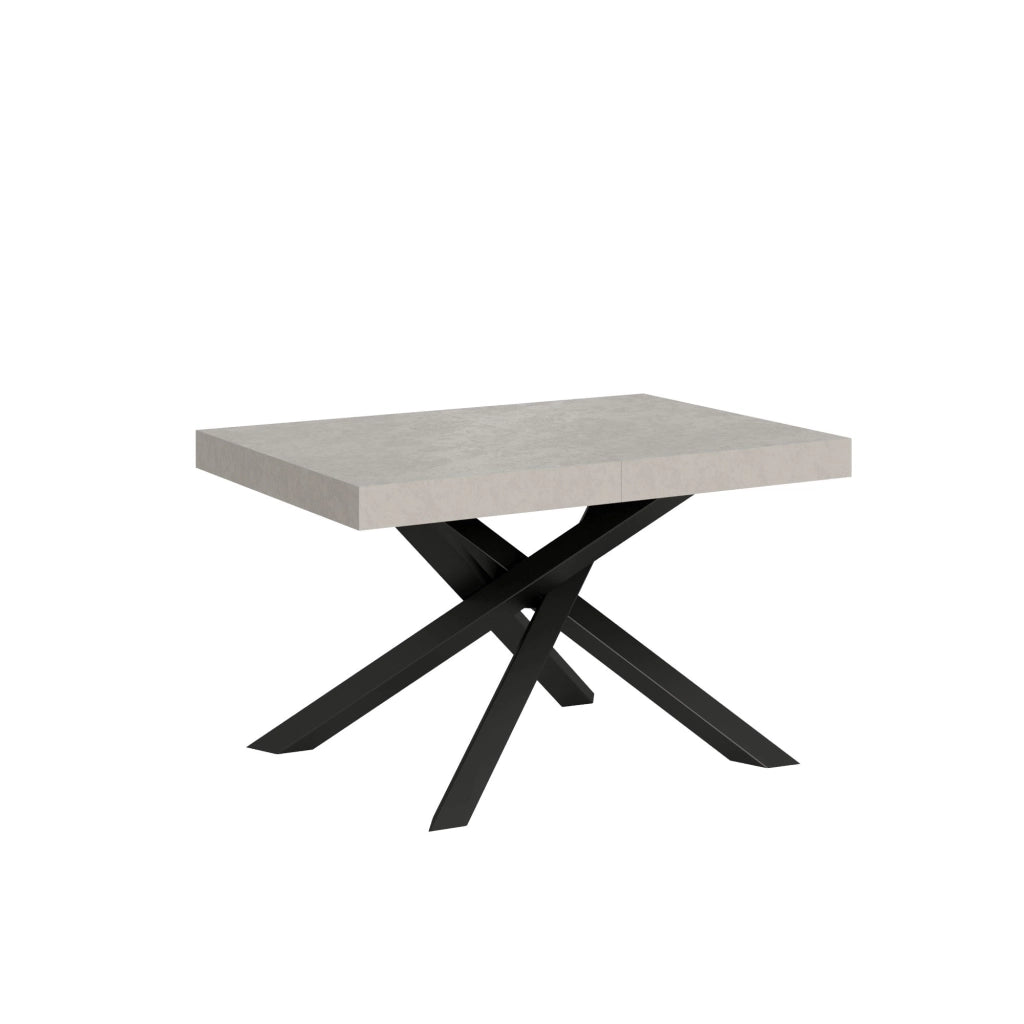 Tavolo Allungabile 130/234x90 cm Volantis Cashmere Gambe Antracite