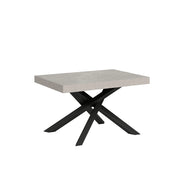 Tavolo Allungabile 130/234x90 cm Volantis Cashmere Gambe Antracite