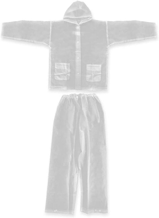 Impermeabile Wind- e Acqua-Resistente Giacca e Pantaloni per Bicicletta e Campeggio, Unisex, Uso Esterno
